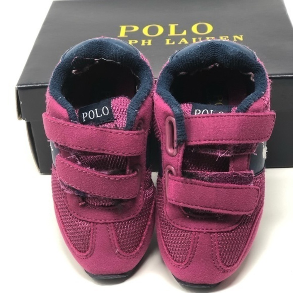 Polo Ralph Lauren berry uzma toddler shoes size 6